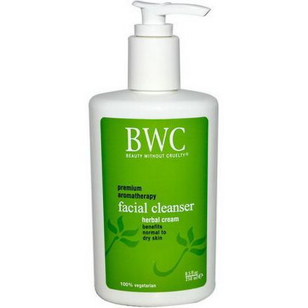 Beauty Without Cruelty, Facial Cleanser, Herbal Cream 250ml