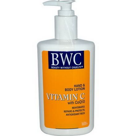 Beauty Without Cruelty, Hand and Body Lotion, Vitamin C, with CoQ10 250ml