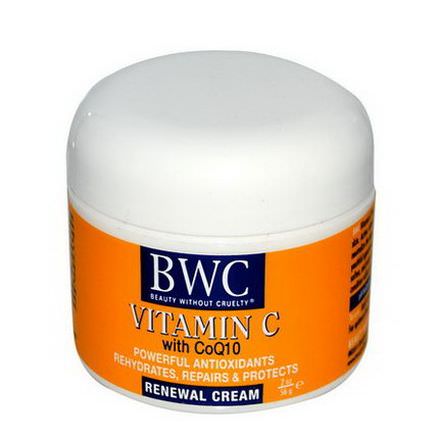 Beauty Without Cruelty, Vitamin C, with CoQ10, Renewal Cream 56g