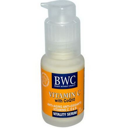 Beauty Without Cruelty, Vitamin C, with CoQ10, Vitality Serum 25g