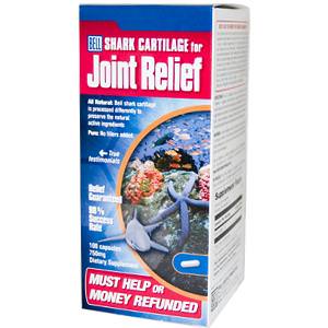 Bell Lifestyle, Shark Cartilage for Joint Relief, 750mg, 100 Capsules