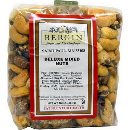 Bergin Fruit and Nut Company, Deluxe Mixed Nuts 454g