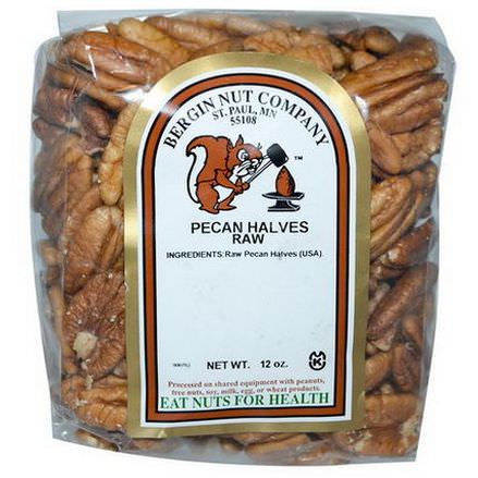 Bergin Fruit and Nut Company, Pecan Halves, Raw, 12 oz