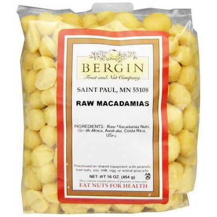 Bergin Fruit and Nut Company, Raw Macadamias 454g