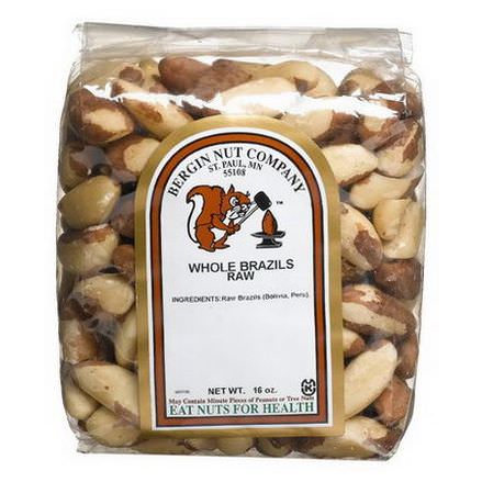 Bergin Fruit and Nut Company, Raw Whole Brazil Nuts, 16 oz