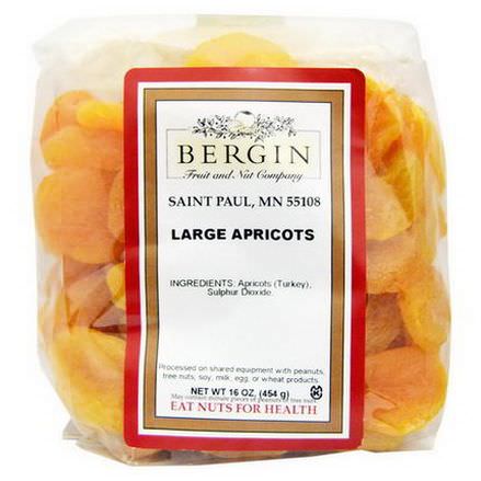 Bergin Fruit and Nut Company, Turkish Jumbo Apricots, 16 oz