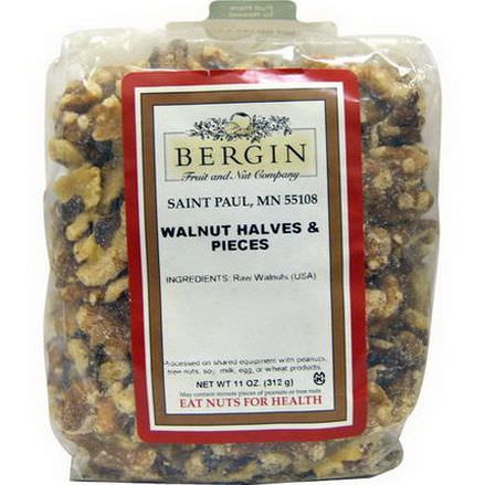 Bergin Fruit and Nut Company, Walnut Halves and Pieces 312g