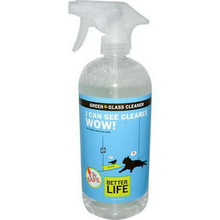 Better Life, I Can See Clearly, Wow, Green Glass Cleaner 946ml