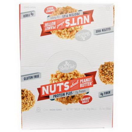 Betty Lou's, Nuts About Peanut Butter, Protein Plus Energy Balls, 12 Balls 49g Each