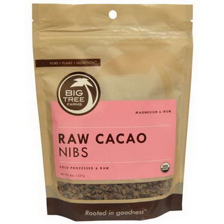 Big Tree Farms, Raw Cacao Nibs 227g