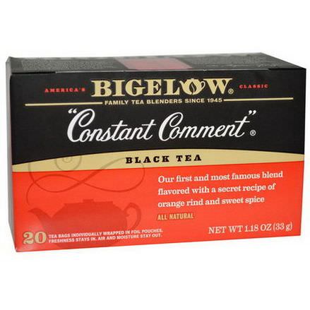 Bigelow, Constant Comment, Black Tea, 20 Tea Bags 33g