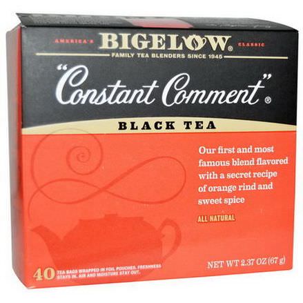 Bigelow, Constant Comment, Black Tea, 40 Tea Bags 67g