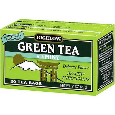 Bigelow, Green Tea with Mint, 20 Tea Bags 25g