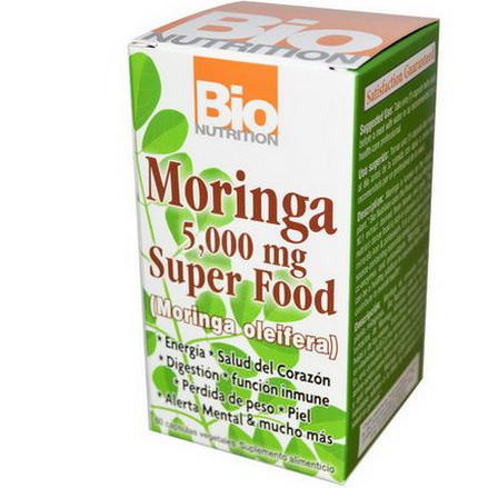 Bio Nutrition, Moringa Super Food, 500mg, 60 Veggie Caps