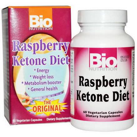Bio Nutrition, Raspberry Ketone Diet, 60 Veggie Caps