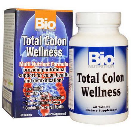 Bio Nutrition, Total Colon Wellness, 60 Tablets