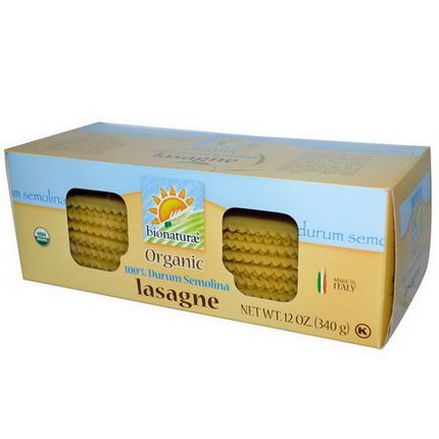 Bionaturae, Organic 100% Durum Semolina Lasagne 340g