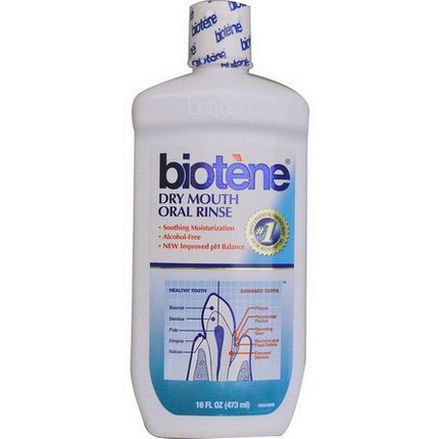 Biotene Dental Products, Dry Mouth Oral Rinse, Alcohol-Free 473ml