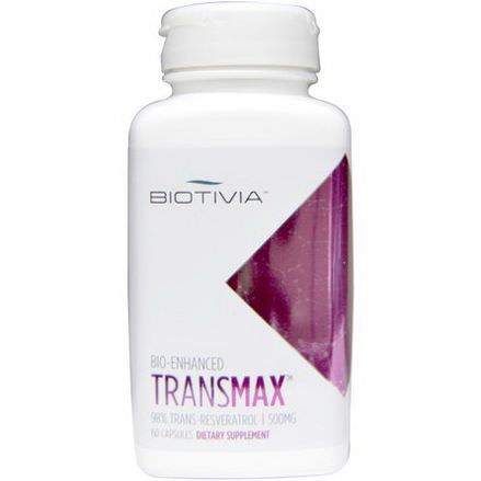 Biotivia, Transmax, 500mg, 60 Capsules