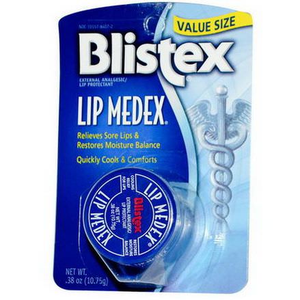 Blistex, Lip Medex, External Analgesic Lip Protectant 10.75g