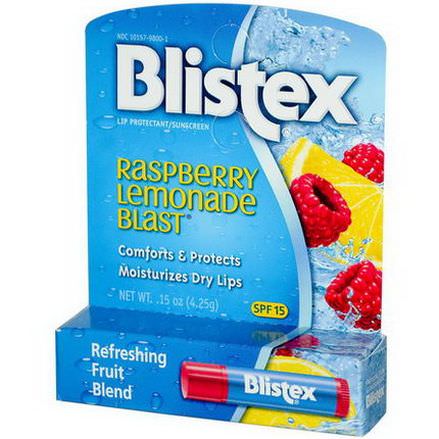 Blistex, Lip Protectant/Sunscreen, SPF 15, Raspberry Lemonade Blast 4.25g