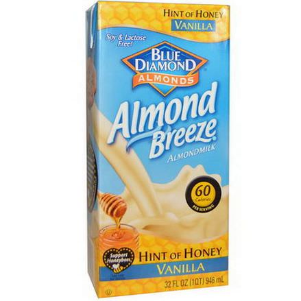 Blue Diamond, Almond Breeze, Milk, Hint of Honey, Vanilla 946ml