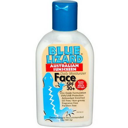 Blue Lizard Australian Sunscreen, Face SPF 30+, Fragrance Free 141.7g