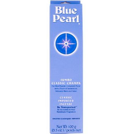 Blue Pearl, Jumbo Classic Champa Incense, 100g/3.5 oz