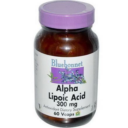 Bluebonnet Nutrition, Alpha Lipoic Acid, 300mg, 60 Vcaps