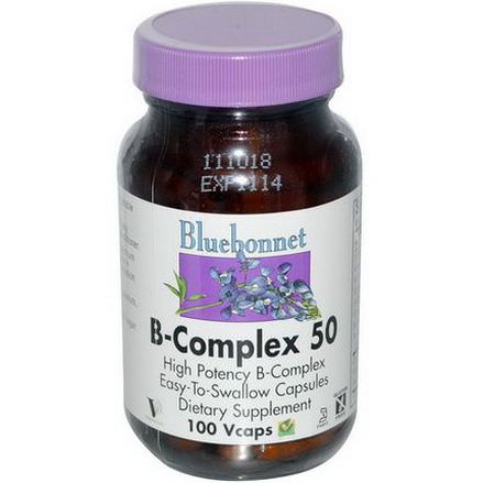Bluebonnet Nutrition, B-Complex 50, 100 Vcaps