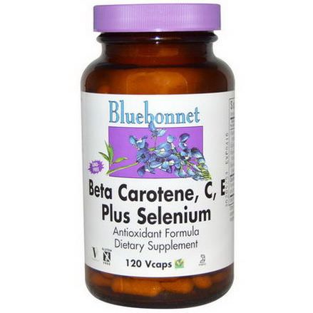 Bluebonnet Nutrition, Beta Carotene, C, E Plus Selenium, 120 VCaps