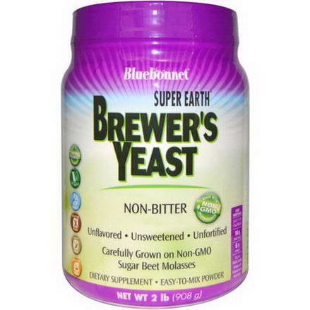 Bluebonnet Nutrition, Super Earth Brewer's Yeast, Unflavored 908g