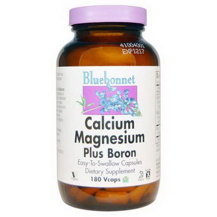 Bluebonnet Nutrition, Calcium Magnesium, Plus Boron, 180 Vcaps