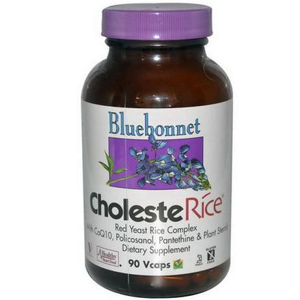 Bluebonnet Nutrition, CholesteRice, Red Yeast Rice Complex, 90 Vcaps
