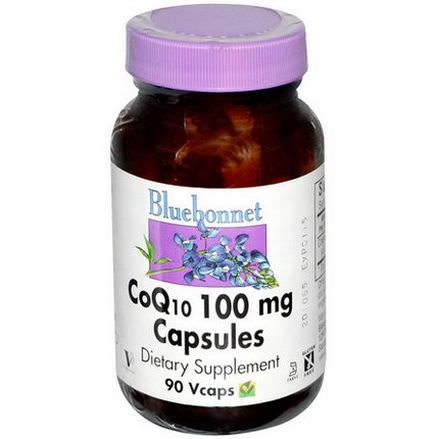 Bluebonnet Nutrition, CoQ10, 100mg, 90 Vcaps