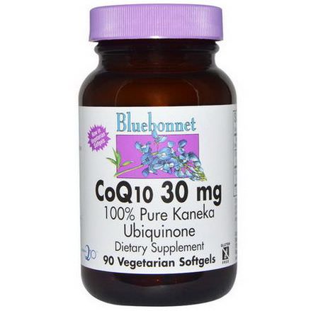 Bluebonnet Nutrition, CoQ10, 30mg, 90 Veggie Softgels