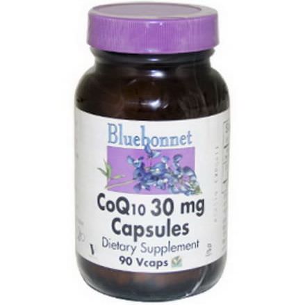 Bluebonnet Nutrition, CoQ10 Capsules, 30mg, 90 Vcaps