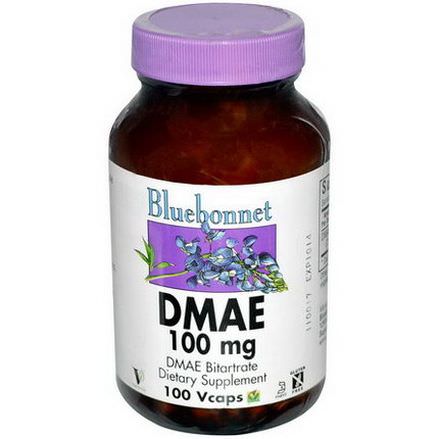 Bluebonnet Nutrition, DMAE, 100mg, 100 Vcaps