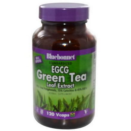 Bluebonnet Nutrition, EGCG Green Tea Leaf Extract, 120 Vcaps