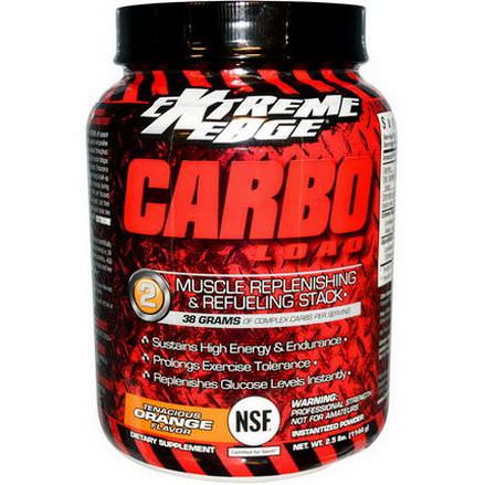 Bluebonnet Nutrition, Extreme Edge, Carbo Load, Muscle Replenish&Refuel, Tenacious Orange 1144g