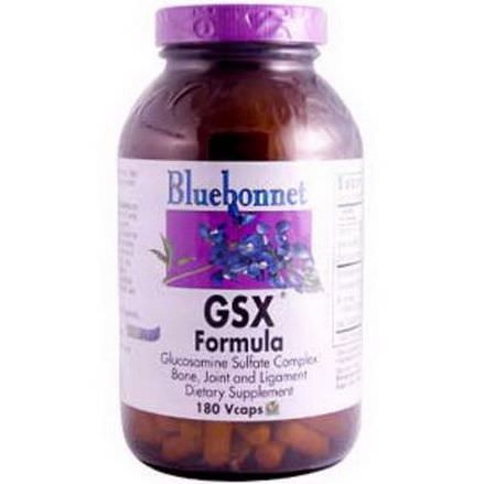 Bluebonnet Nutrition, GSX Formula, Bone, Joint&Ligament Formula, 180 Vcaps
