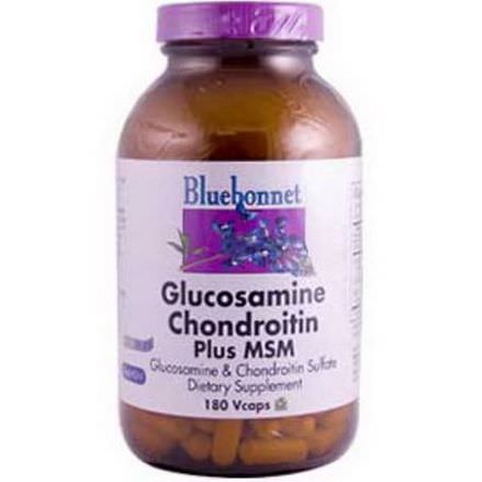 Bluebonnet Nutrition, Glucosamine Chondroitin Plus MSM, 180 Vcaps