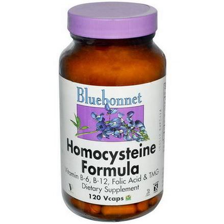 Bluebonnet Nutrition, Homocysteine Formula, 120 Vcaps