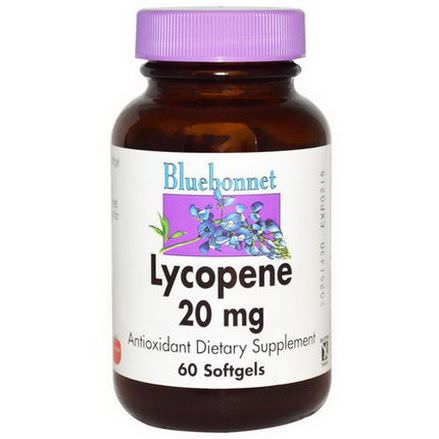 Bluebonnet Nutrition, Lycopene, 20mg, 60 Softgels