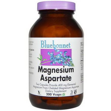 Bluebonnet Nutrition, Magnesium Aspartate, 200 Vcaps