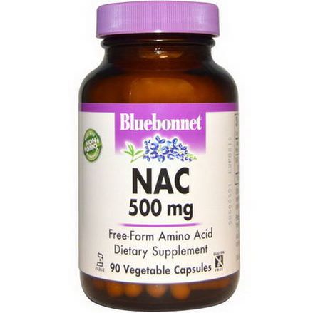 Bluebonnet Nutrition, NAC, 500mg, 90 Vcaps