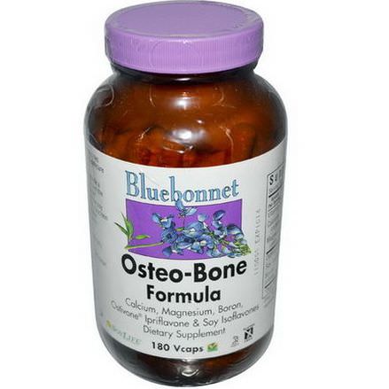 Bluebonnet Nutrition, Osteo-Bone Formula, 180 Vcaps