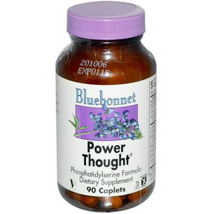 Bluebonnet Nutrition, Power Thought, Phosphatidylserine Formula, 90 Caplets
