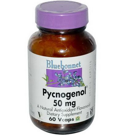 Bluebonnet Nutrition, Pycnogenol, 50mg, 60 Vcaps