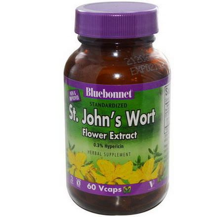 Bluebonnet Nutrition, St. John's Wort Flower Extract, 60 Vcaps